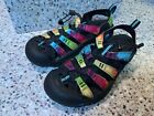 KEEN NEWPORT RAINBOW H2 HIKING WOMENS SHOES SANDALS SIZE 8 MULTI-COLOR WASHABLE