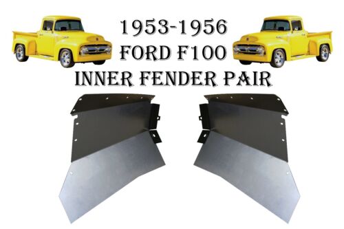1953 1954 1955 1956 FORD TRUCK F100 F-100 Pickup Front Inner Fenders New Pair!! (For: More than one vehicle)