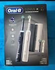 Oral-B D706.543.6HX Genius X w/A.I. Electric Toothbrush 2 Pack 20224341 New Seal