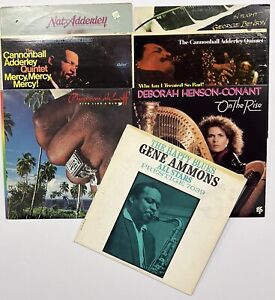 Estate Sale Vintage Vinyl Lot of 7 Jazz Cannonball akLaff Ammons Adderly Benson