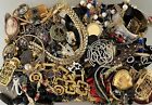 5 Lbs Vintage To Now WEAR CRAFT REPAIR Junk Drawer Jewelry Lot