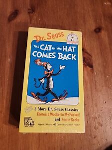 THE CAT IN THE HAT COMES BACK Dr. Seuss Beginner Book Video VHS Tape WOCKET Fox