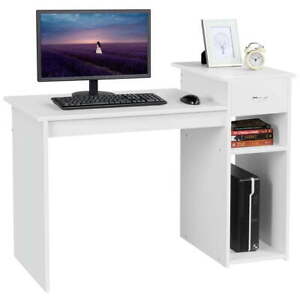 New ListingAlden Design Home Office Workstation Computer Desk with Drawer and Storage ^