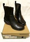 Merrell Spire Black Waterproof Leather Insulated Performance Winter Boot Sz 9