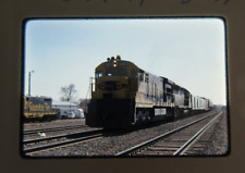 Original '77 Kodachrome Slide ATSF Santa Fe 8518 U33C Augusta, KS     41T64