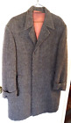 Vintage 1960's Authentic Men's Alpaca Fur Coat Gray/Brown From Peru USA Size 42