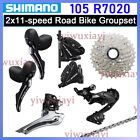 Shimano 105 R7020 R7100 2x11 Speed Road Bike Groupset Hydraulic Disc Brake Set