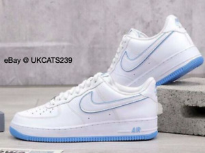 Nike Air Force 1 '07 Shoes White University Blue DV0788-101 Men's Multi Size NEW