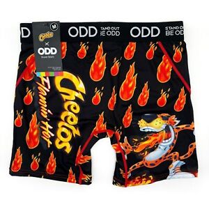 Odd Sox Flamin Hot Cheetos Boxer Briefs Underwear Gift Mens Medium