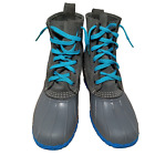 VTG LL BEAN Boots Women's Sz 9 Gray Ankle Duck Rain Made In USA