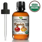 100% USDA CERTIFIED ORGANIC Rosehip Oil Hip Seed Oil Cold Pressed Unrefined