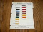 1984 Chevy & GMC Truck Commercial Colors Nason Paint Chip Paint Sample