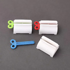 3x Toothpaste Squeezer Bathroom Tube Easy Stand Dispenser Rolling Holder Seat