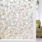 Privacy Window Film Stained 3D Pebble Static Cling Glass Stickers Vinyl Rainbow