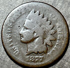 1877 Key Date Indian Head Cent, Guaranteed Genuine, Free Shipping