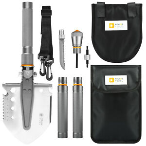 Portable Folding Shovel Multi Tool Camping Survival, Emergency with carry bag