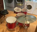 Gretsch Energy 5 Piece Drum Kit w/ Cymbals. Sabian Set Of Cymbals Also Available