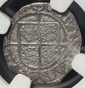 ENGLAND 1584 Queen Elizabeth I 1558-1603 AD, Silver 2P Twopence Coin S-2579 NGC