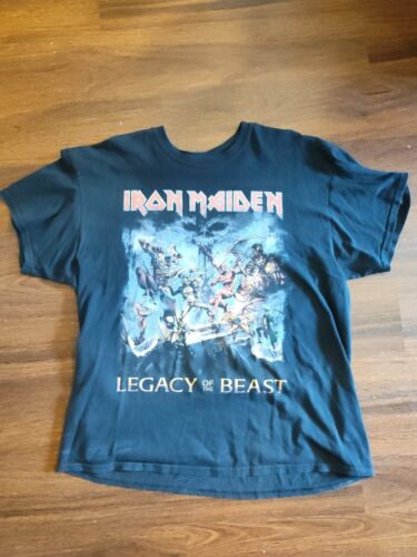 Iron Maiden Legacy Of The Beast Shirt XL Black RARE