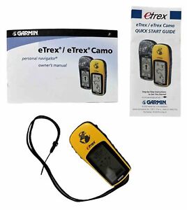 Garmin eTrex Handheld GPS Navigation System 12 Channel Camping Hiking Gear Works