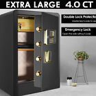 4.0Cub Large Home Safe Box Fireproof Waterproof Dual Keylock and Digital Keypad