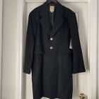 WAH MAKER  Frontier Coat Mens Size 46  Black  100% WOOL FROCK COAT New