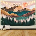 Mountain Tapestry for Room Forest Sunset Nature Landscape Tapestry Wall Hanging