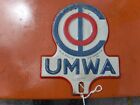 umwa united mine workers license plate topper