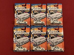 Hot Wheels Volkswagen Jetta MK3 Fast And Furious HW Decades of Fast Lot of 6 NEW
