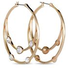 Swarovski Gaze Rose Gold-Plated Crystal Hoop Earrings 5278286