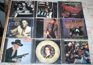New ListingBlues Music CDs, Lot Of 9- Gary Moore, Lonnie Mack, J. Winter Etc. 98 Song Total