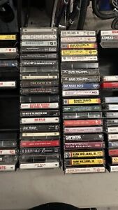 New ListingHuge Lot Of Over  100 Cassette Tapes Rock AC/DC  Pink Floyd Elvis Vinton Dylan