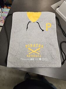 Pittsburgh Pirates SGA Hoodie/Sweatshirt Drawstring Bag/Backpack 2018
