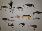 Vintage Fishing Lures - Lot of 12 - (Vivif, PICO, Miracle Minnow, Bayou Boogie)