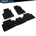 Fits 17-23 Nissan Armada QX80 OE Nylon Front Rear Floor Mat Carpets 3PCS - Black (For: INFINITI QX80)