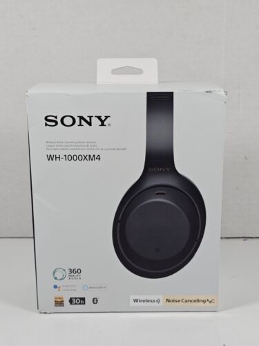 Sony WH-1000XM4 Noise-Canceling Wireless Bluetooth Headphones - Black