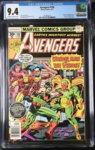 Avengers #158 CGC 9.4 4/77 Marvel Comics FRESH SLAB 🔥🍎👁🔑