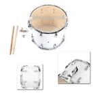 New Marching Snare Drum Drumstick Percussion Silver W/ Drumsticks