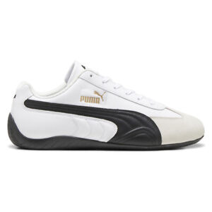 Puma Speedcat Shield Bw Lace Up  Mens White Sneakers Casual Shoes 39711601