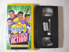 The Wiggles Lights, Camera, Action! In Yellow Plastic Case HTF VHS Tape