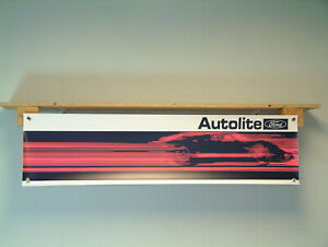 Autolite Ford Banner retro classic car show GT40 pvc Wall Display sign