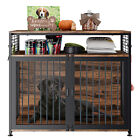 Barbella Wooden Large Dog Crate Furniture Heavy Duty Dogs Cages Sturdy Anti-Chew