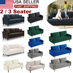 2/ 3 Seater Modern Sofa Modern Couch Love Seat Settee Room Apartment Home Office