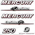 Fits Mercury 250hp Optimax Decal Kit Replacement for Outboard Motors 2007-2012