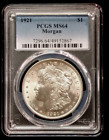 New Listing1921 Morgan Silver Dollar $1 PCGS MS 64