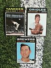1971 Topps Baseball Lot Of 3 #’s 48,303,320 EX Condition Low Cost Shipping