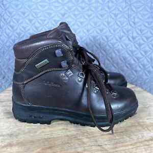 LL Bean Women's 7.5 Boots Cresta Gore-tex Vibram Brown Leather Hiking Shoes
