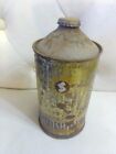 Empty Old Sunshine Quart  Cone Top Beer Can Reading PA