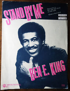 LOT 39: BEN E. KING Stand By Me 1961 Sheet Music African-American R&B Soul Rock