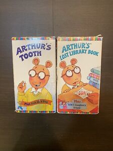 Arthur VHS Tapes Double Feature Lot PBS
